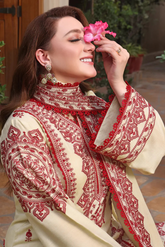 ANEELA’S HIT ALLOVER EMBROIDERED WITH EMBROIDERED SHAWL